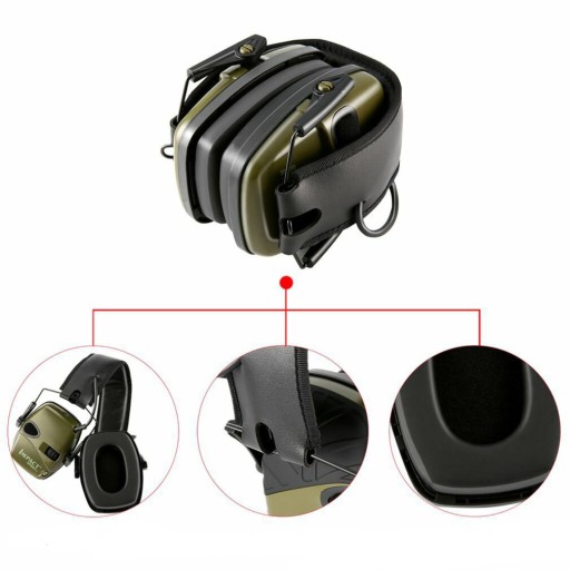 Тактические наушники Impact Sport Active Shooting с шумоподавлением