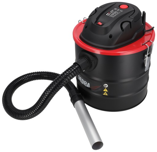 ПРОМЫШЛЕННЫЙ КАМИН ПЫЛЕСОС DEDRA ДЛЯ ГРИЛЯ ASH 1200W 18L ВОЗДУХОДУВКА