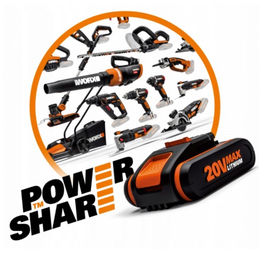Беспроводной робот-косилка WORX Vision 1300 м2 WR213E для резки кромок