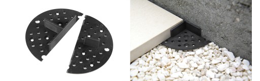 WSPORNIK 2mm z GUMY pod płyty TARASOWE kpl 50 szt