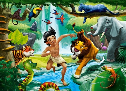 ПАЗЛ 120 деталей Книга Джунглей THE JUNGLE BOOK 13487