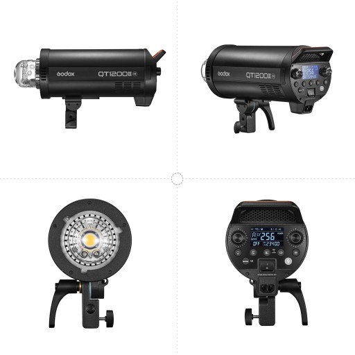 Высокоскоростная студийная вспышка Godox QT1200IIIM 1200 Вт