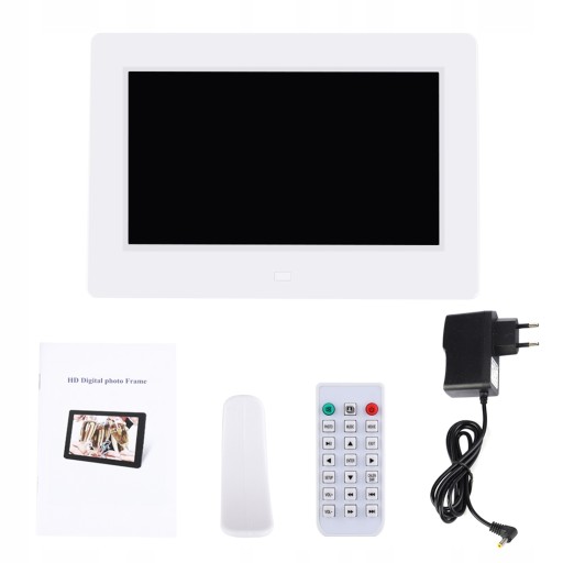 ЦИФРОВАЯ ФОТОРАМКА БУДИЛЬНИК ВИДЕОПЛЕЕР LED TFT 1024X600 HD 7