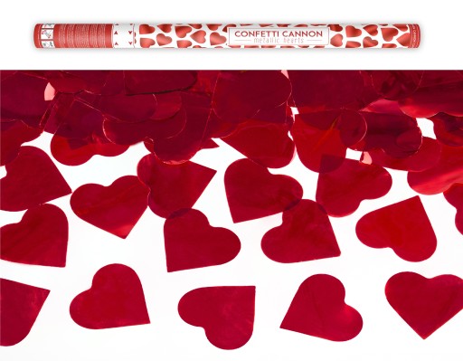 RED HEARTS Трубка для стрельбы конфетти 80см