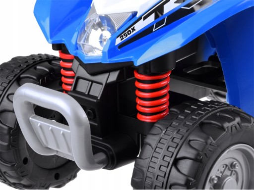 Квадроцикл на аккумуляторе, лицензия Honda, эко-кожа, светодиод, синий двигатель 30 Вт, 6 В.