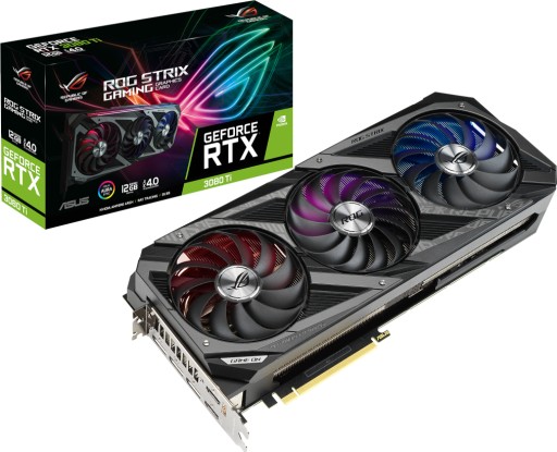 Видеокарта Asus GeForce RTX 3080 Ti ROG STRIX GAMING OC 12 ГБ GDDR6X