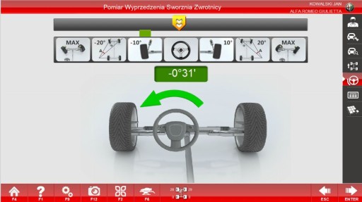 Urządzenie do geometrii kół 3D geometria certyfikat TDT Invento XV550X SKP
