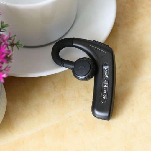 Słuchawki Bluetooth 5.1 170 mAh Zestaw słuchawkowy z zaczepem na ucho Sterowanie głosem Czarny