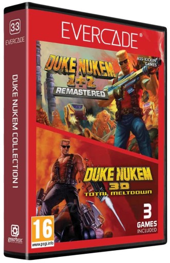 EVERCADE #33 — Игра Duke Nukem Col.1