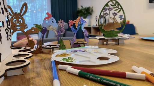 ПОДСТАВКА ДЛЯ ПАСХАЛЬНЫХ ЯИЦ, ЗАЯЦ, БАРАНИНКА, ПАСХАЛЬНАЯ ЦЫПЛЕНКА, 3 ШТ.