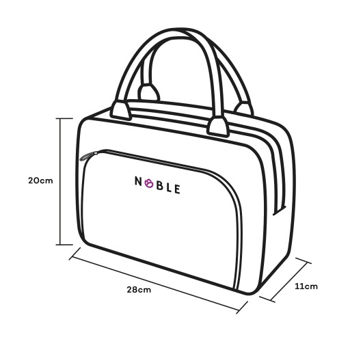 Набор из 2х женских косметичек Маленькая и Большая NOBLE