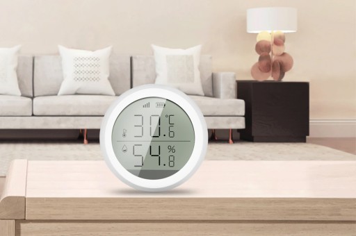 Датчик температуры и влажности ZigBee TUYA LCD Smart Life Домашний гигрометр
