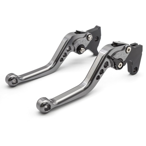 KLAMKI KRÓTKIE SPORTOWE YAMAHA YZF R125 2008-13 NIEBIESKIE