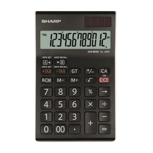 НАСТОЛЬНЫЙ КАЛЬКУЛЯТОР SHARP EL126RWH
