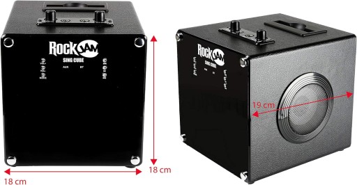 КОМПЛЕКТ КАРАОКЕ JamRock со светодиодной подсветкой Bluetooth + 2 микрофона