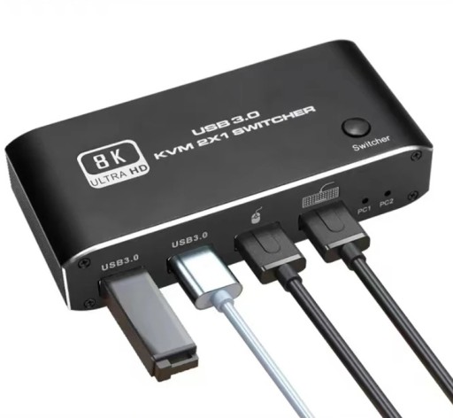 KVM-консоль Переключатель HDMI 2.1 4K120Гц 8K