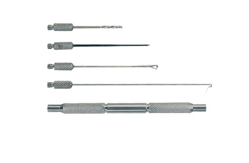 НАБОР СВЕРЛ И ШАРИКОВЫХ ИГЛ JAXON INOX STEEL