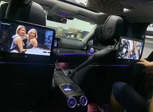 11,6-дюймовый монитор в подголовнике для Mercedes Benz S Class W222 с аудиосистемой Android 12.0
