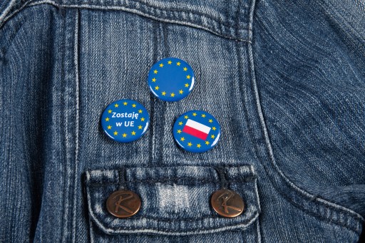Значок ЕС «Европейский Союз», набор из 4 шт. «Я остаюсь»