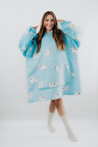СВИТШОТ-ОДЕЯЛО Samoyed Comfy Moment Oversize 2в1 Польша
