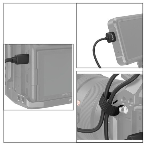 SmallRig 3043 HDMI-кабель Ultra Slim, 4K, длина 55 см