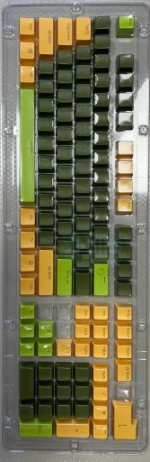 KEYCAPS Colors Ciemno Zielony Klawisze do Klawiatury mechanicznej Profile