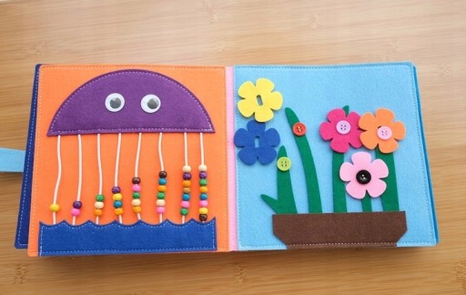 Quiet Book Książeczka Sensoryczna Montessori