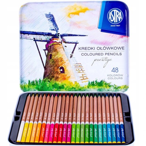 Astra Prestige Kredki Ołówkowe Drewno Cedrowe 48 k