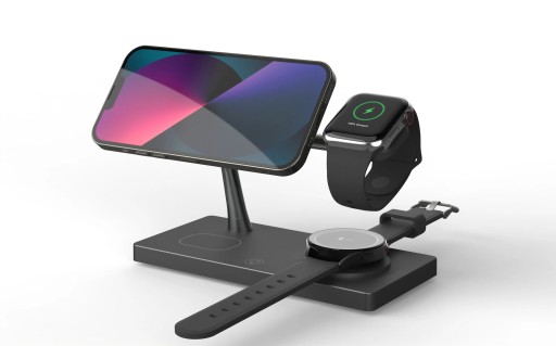 Зарядная станция 6 в 1 для Apple Watch Airpods iPhone Samsung Galaxy Watch Buds