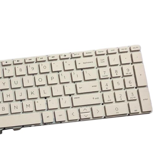 Biała amerykańska klawiatura do laptopa pasuje do