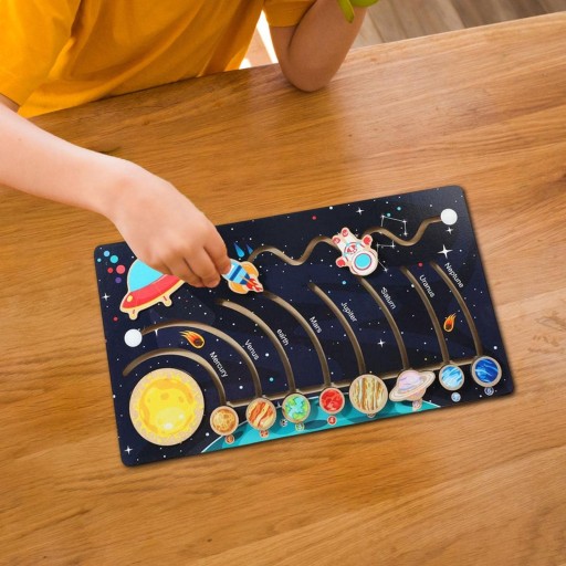 Загадка девять планет Montessori Образовательные игрушки научные исследования