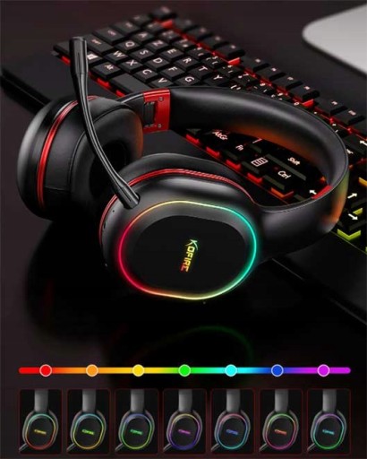 БЕСПРОВОДНЫЕ ИГРОВЫЕ НАУШНИКИ BLUETOOTH С USB-РЕСИВЕРОМ