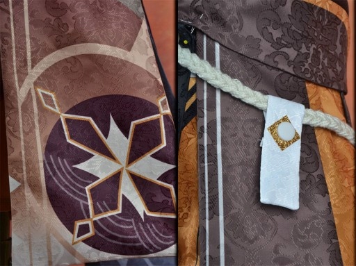 Genshin Impact Shikanoin Heizou Cos Костюм Парик