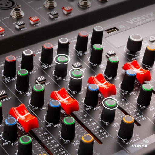 Mikser audio 8-kanałów REC BT/DSP/USB Vonyx
