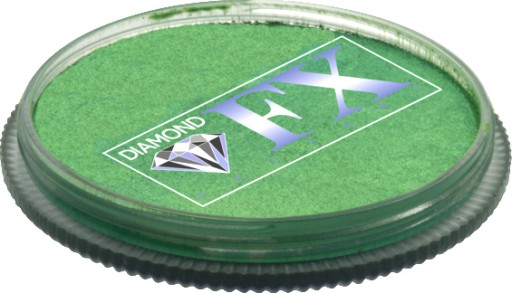 Краска для лица и тела Diamond FX зеленая жемчужная