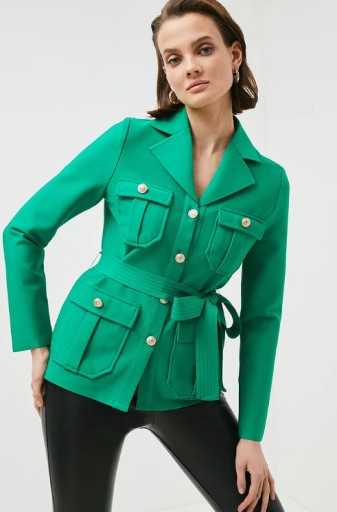 ЖЕНСКИЙ ЗЕЛЕНЫЙ ПИДЖАК S PGI KAREN MILLEN