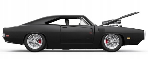 Большое автомобильное зарядное устройство Dodge Charger с дистанционным управлением 1970 1:14 RASTAR + светодиод