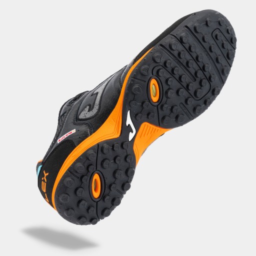 Заглушки для газона Joma Top Flex из натуральной кожи, черные, прочные, удобные, размер 42