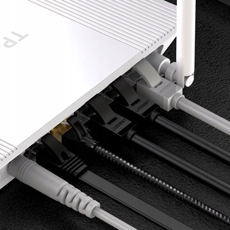 Плоский сетевой кабель UGREEN LAN RJ45 Cat.6 — 1 м
