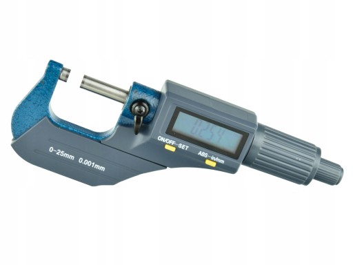 ЭЛЕКТРОННЫЙ МИКРОМЕТР 0–25 мм 0,001 мм CASE G01487 LCD PRECISION GEKO