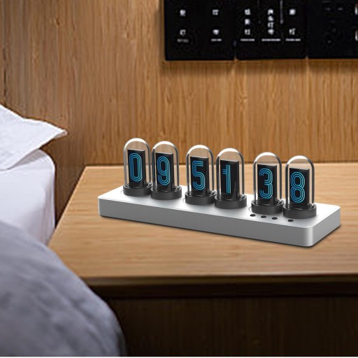 IPS Nixie Tube Clock Креативные электронные часы с синхронизацией через USB