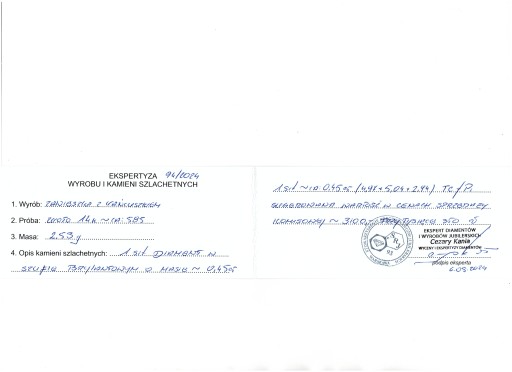 кулон и цепочка, золото 585 пробы, бриллиант 0,45 карата, 2,53 г, сертификат
