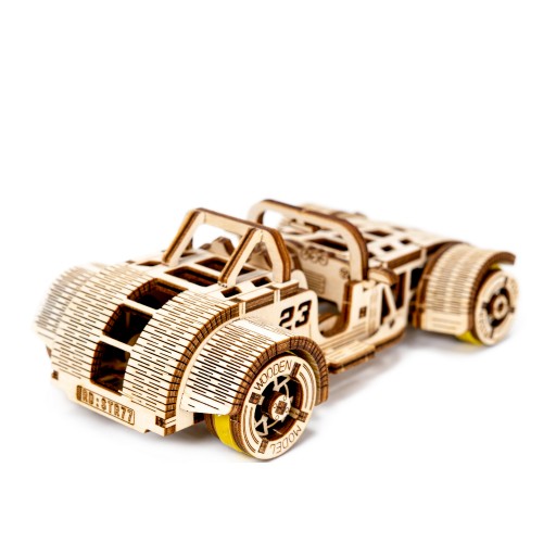 3D Пазл Деревянная Модель Родстера - Wooden.City