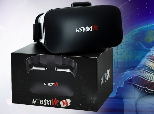 GOGLE OKULARY VR 3D 360 DO TELEFONU SMARTFONA WIRTUALNA RZECZYWISTOŚĆ