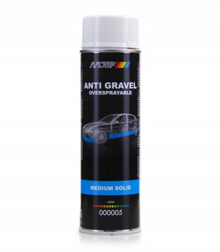 MOTIP BITUMEN BARANEK KONSERWACJA OCHRONA KAROSERII BIAŁY SPRAY 500ML