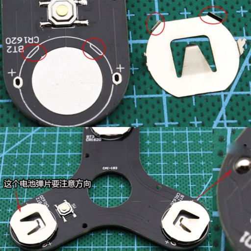 Fidget gyro Spinner SMD паяльный чип DIY KIT