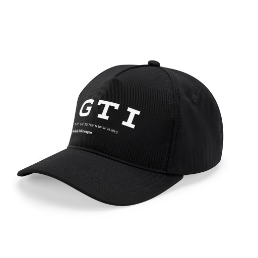 CZAPKA Z DASZKIEM VOLKSWAGEN GTI CZARNA ORYGINAŁ