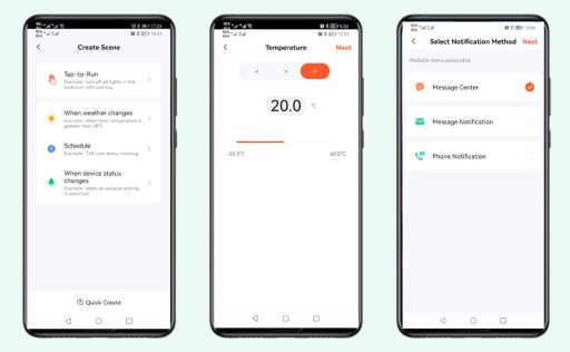 Датчики температуры и влажности данных Tuya WiFi