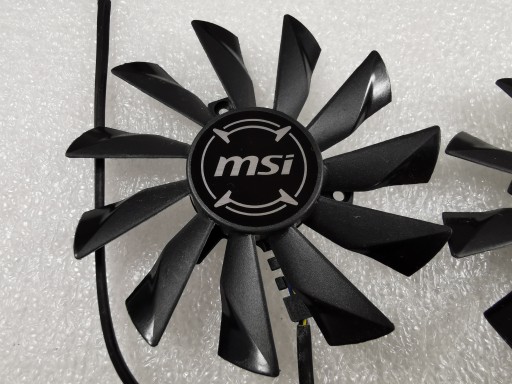 2 вентилятора MSI GTX 960 970 980 980Ti 95 мм