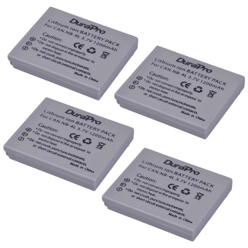 Аккумуляторная батарея для CANON NB-4L NB4L IXUS 30 40 50 60 80 IS 230 HS 1200 мА
